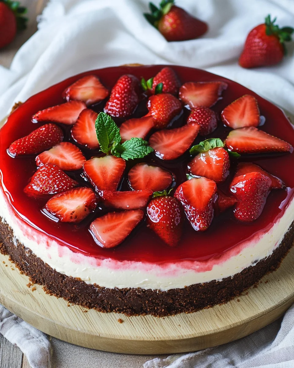 Erdbeerkuchen