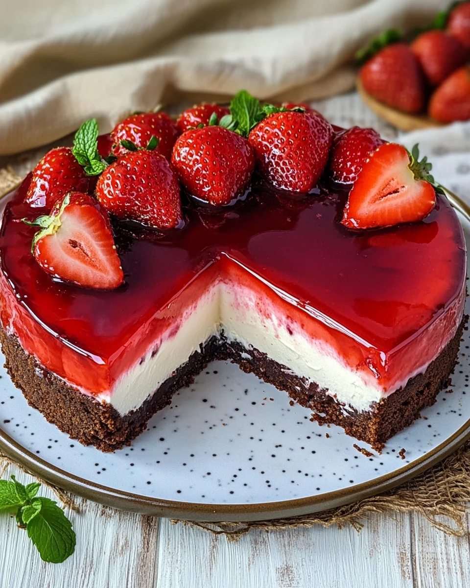 Erdbeerkuchen mit Mascarpone