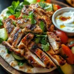 Ger&ouml;stetes H&auml;hnchen Shawarma Gyros