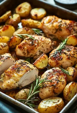 Hähnchen-Rosmarinkartoffel-Blech 20 Hähnchen-Rosmarinkartoffel-Blech