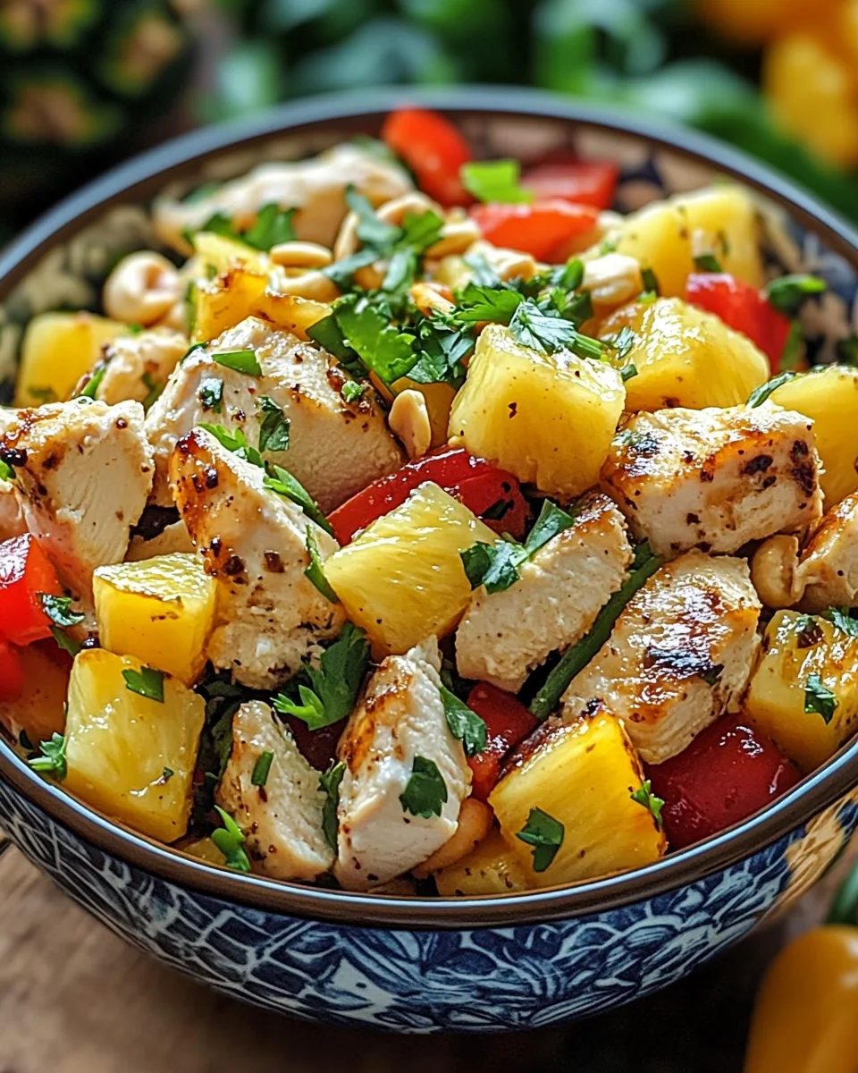 Hawaiianischer Hühnersalat 20 Hawaiianischer