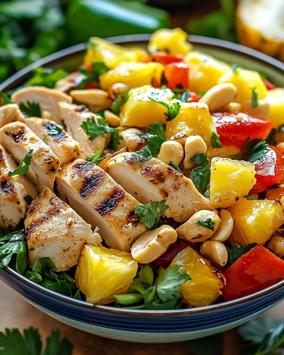 Hawaiianischer Hühnersalat