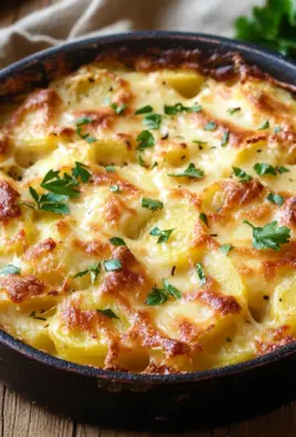 Hüttenkäse Kartoffelrösti Auflauf
