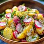 Kartoffelsalat mit Radieschen