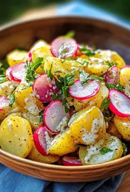 Kartoffelsalat mit Radieschen