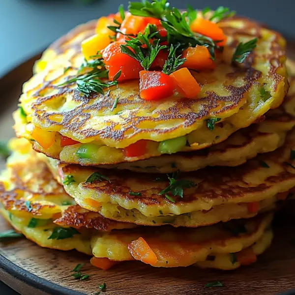 Keto Gemüse-Pfannkuchen