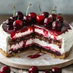 Kirschtorte mit Stracciatellacreme