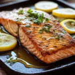 K&ouml;stliches und super saftiges Lachsfilet aus dem Ofen