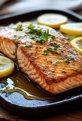 Köstliches und super saftiges Lachsfilet aus dem Ofen