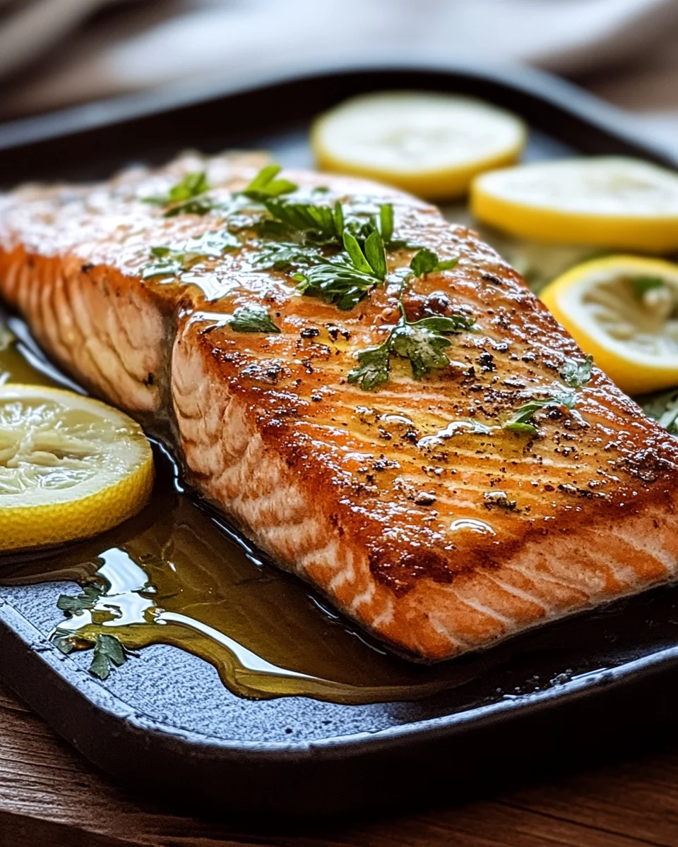 K&ouml;stliches und super saftiges Lachsfilet aus dem Ofen