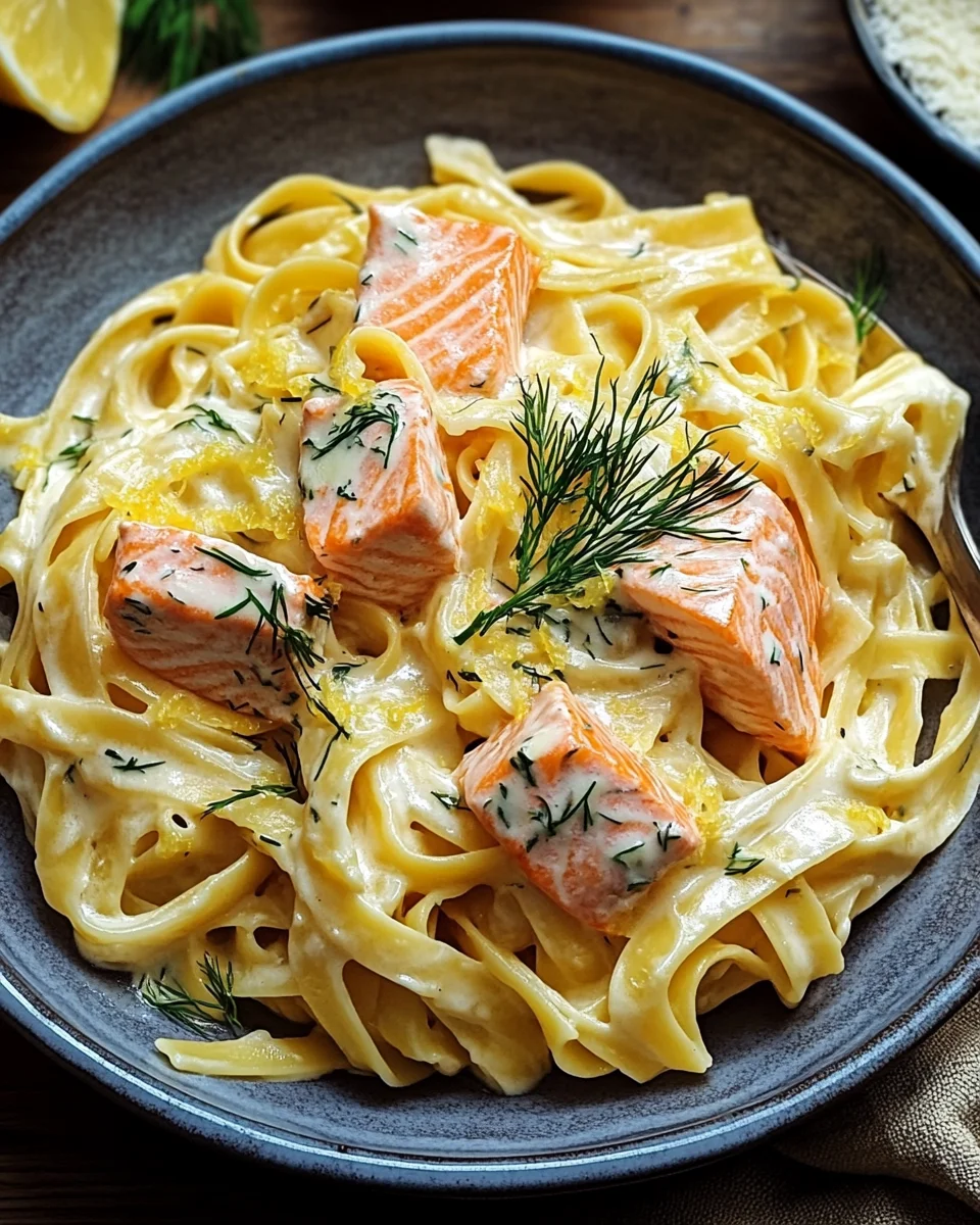 Lachs-Tagliatelle