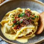 Maultaschen Carbonara