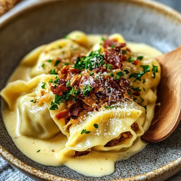 Maultaschen Carbonara