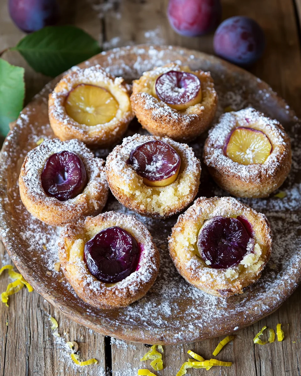 Pflaumen-Friands