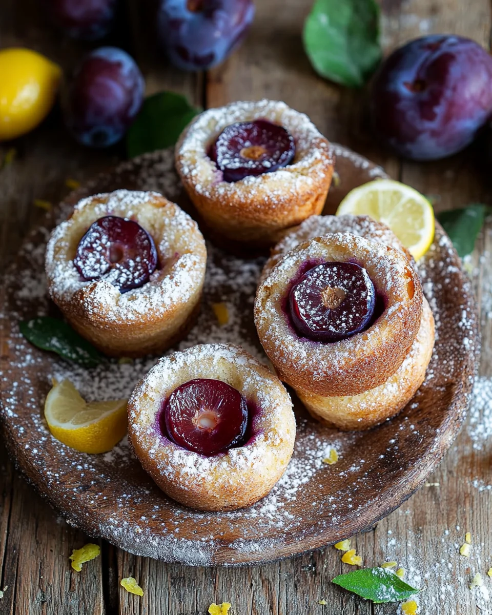 Pflaumen-Friands