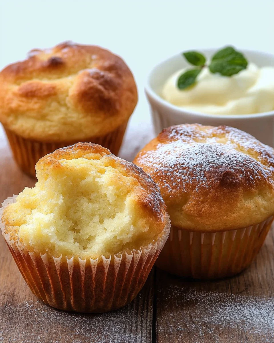 Quark Muffins Mit Vanillepudding Rezept