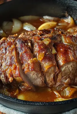 Räuberbraten Rezept, schmort im Ofen einfach vor sich hin!