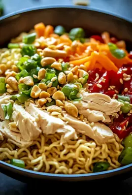 Ramen-Chinesischer Hähnchensalat