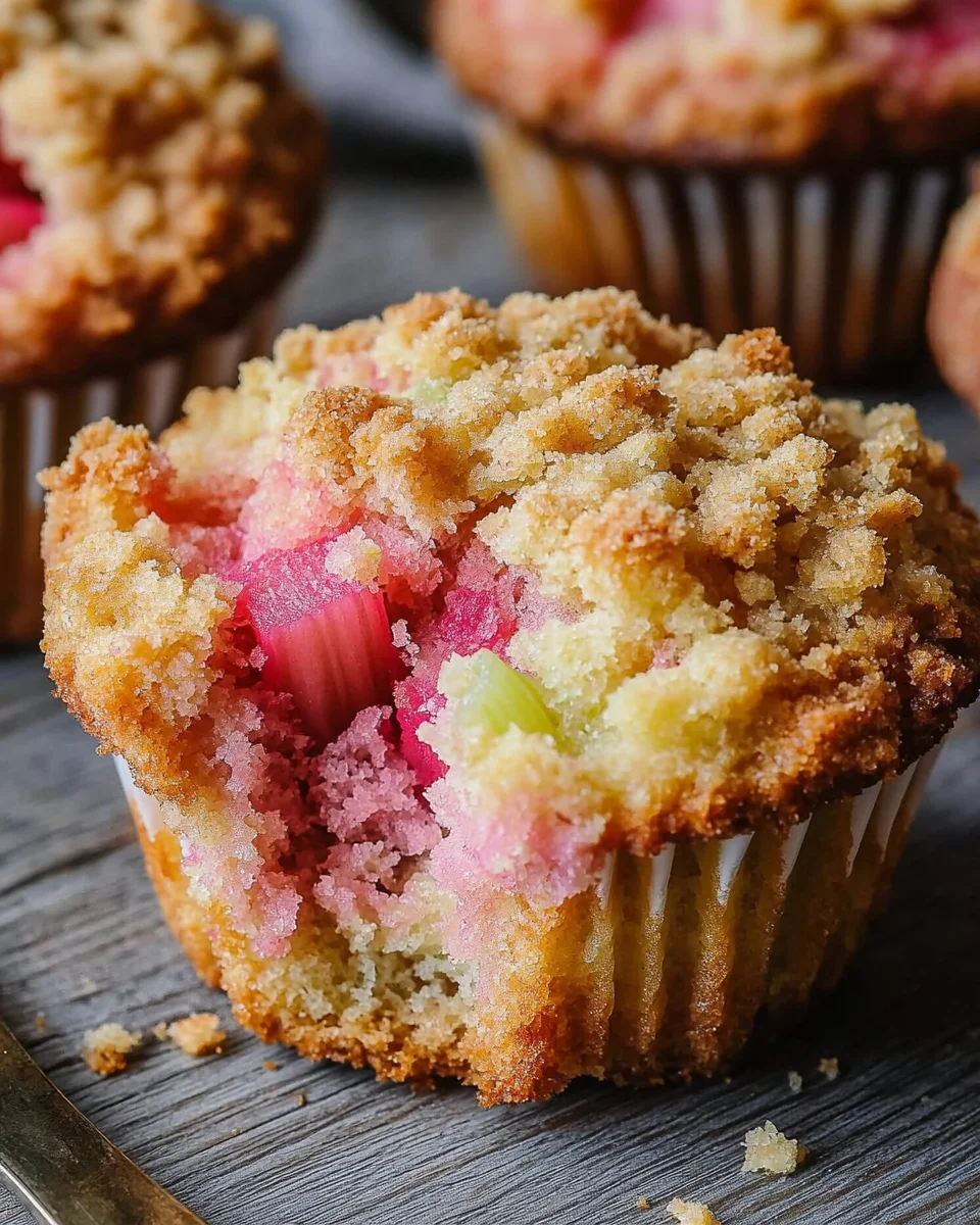 Rhabarber-Muffins
