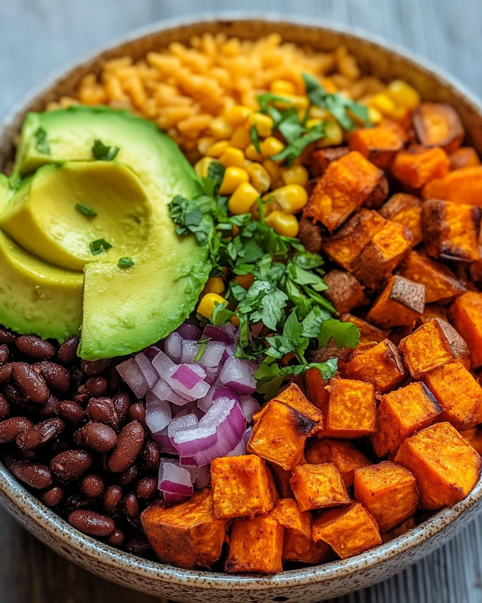 S&uuml;&szlig;kartoffel Burrito Bowl