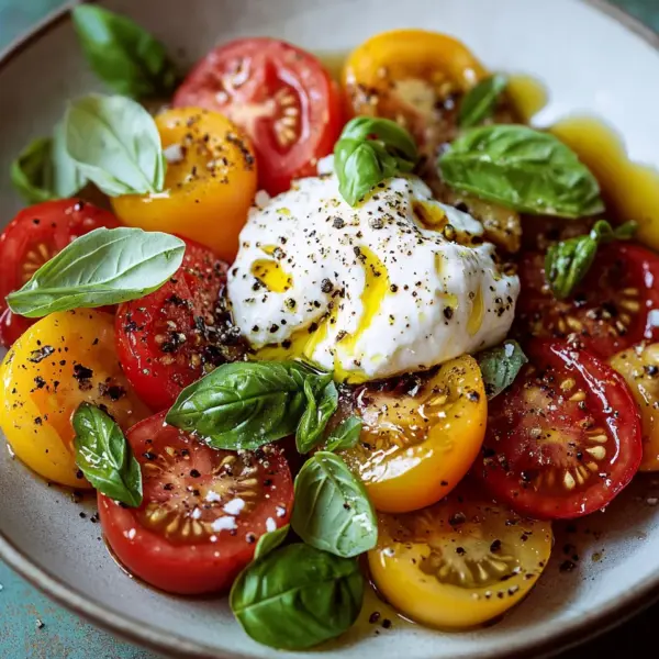Tomatensalat mit Burrata