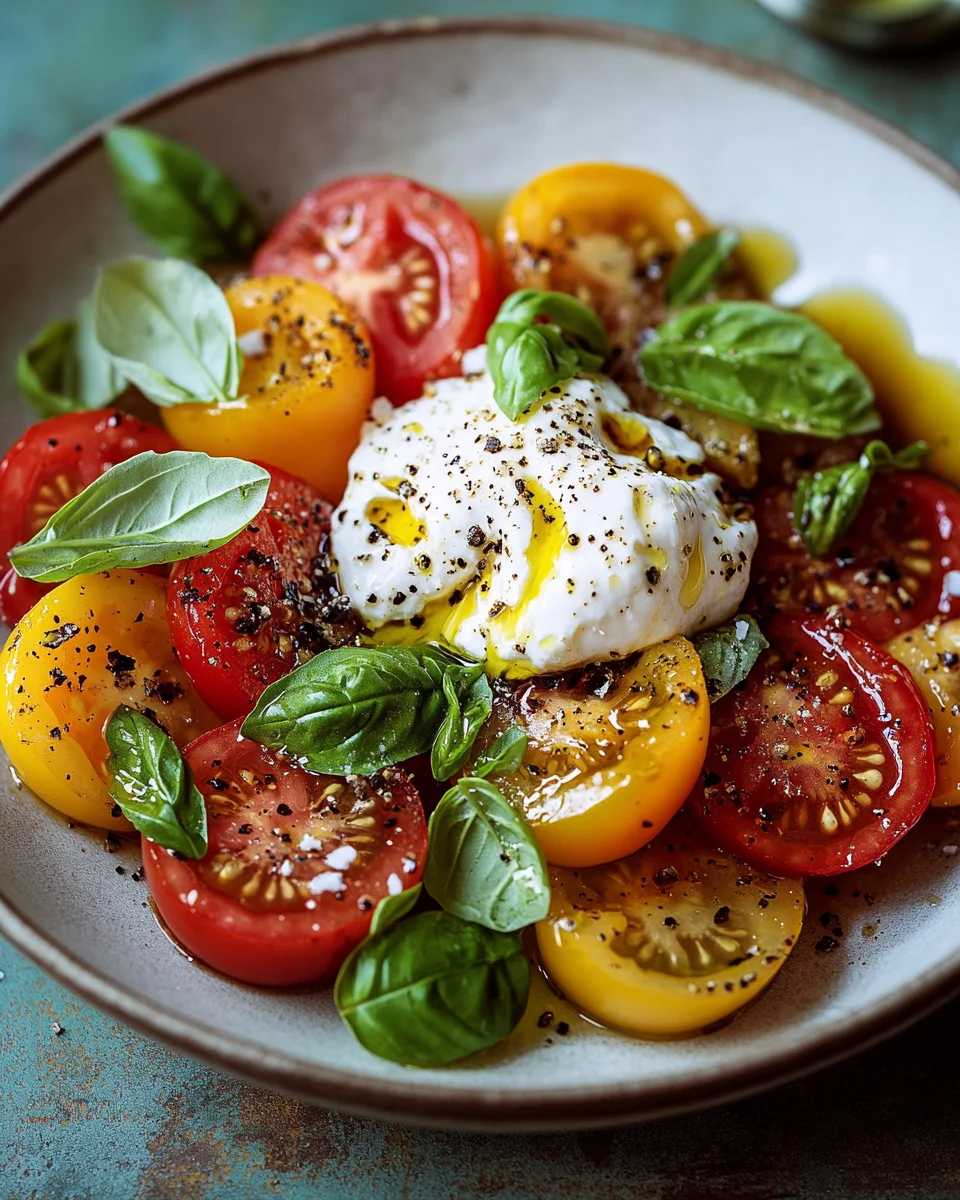Tomatensalat mit Burrata
