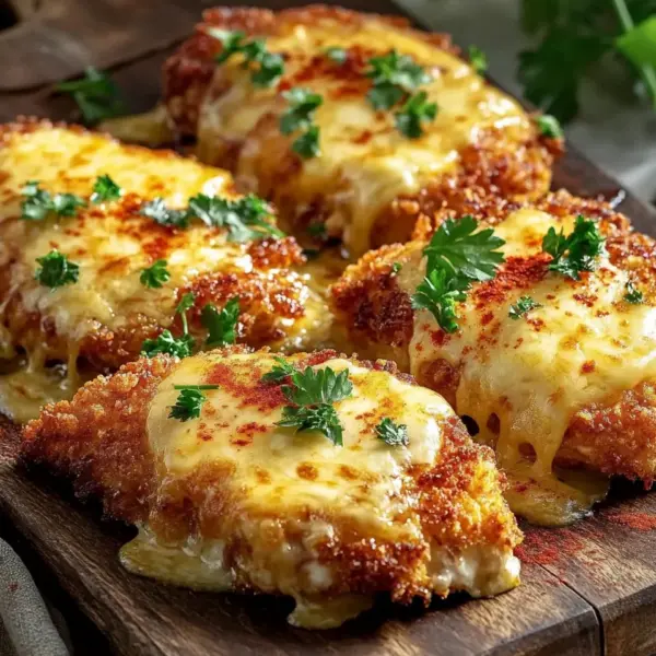 Überbackene Partyschnitzel