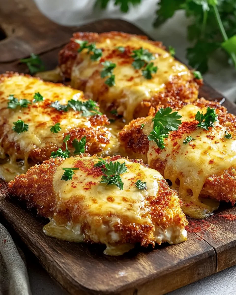&Uuml;berbackene Partyschnitzel