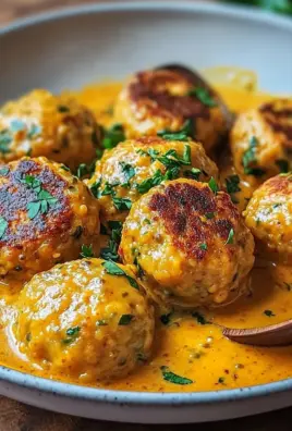 Vegane Linsenknödel in Curry-Sauce