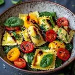 Bunte Ravioli-Gem&uuml;se-Pfanne
