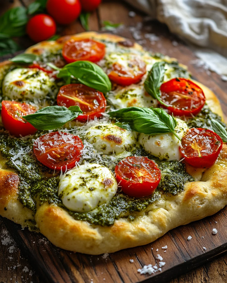Die beste Focaccia mit Pesto und Tomaten 21 Die