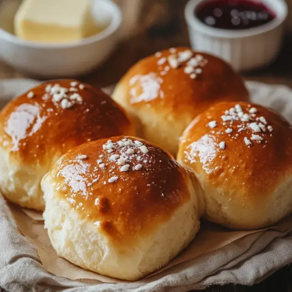 Fluffige Milchbrötchen