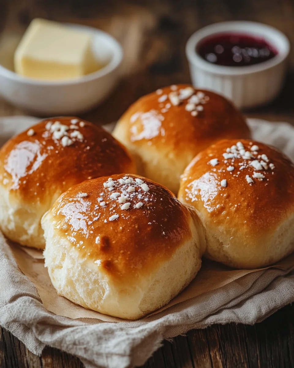 Fluffige Milchbrötchen
