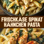 Frischkäse Spinat Hähnchen Pasta 20 Pinterest Hidden Image