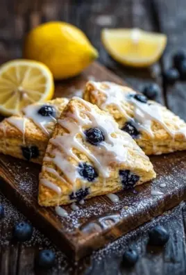 Fruchtige Blaubeer-Scones mit Zitronenguss 23 Fruchtige Blaubeer-Scones mit Zitronenguss
