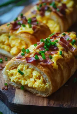 Frühstücksrollen mit Rührei, Käse und Speck 19 Frühstücksrollen mit Rührei, Käse und Speck