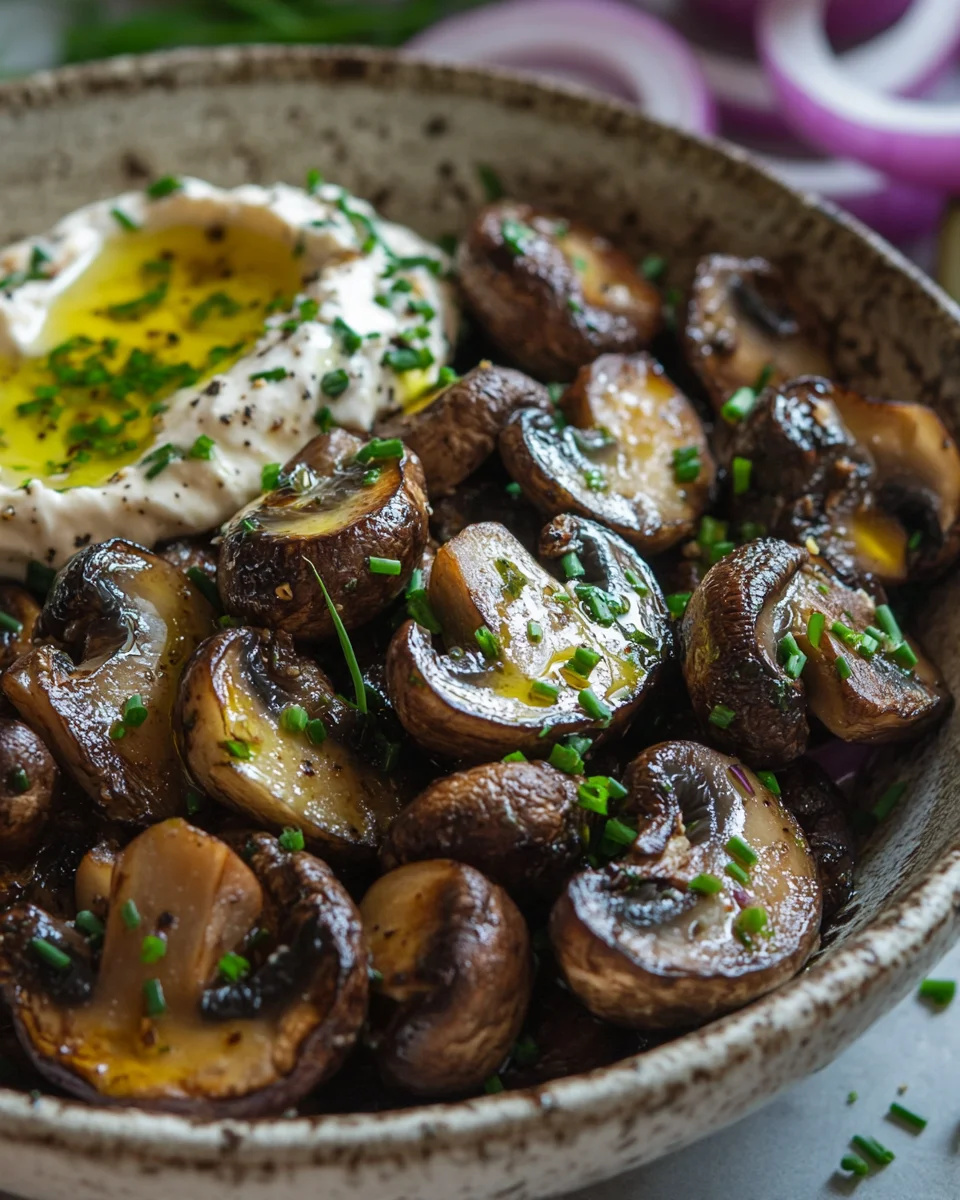 Gebratene Champignons mit KnoblauchdipGebratene Champignons mit Knoblauchdip 22 Gebratene