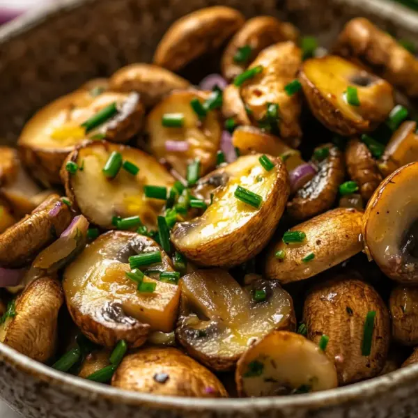 Gebratene Champignons mit KnoblauchdipGebratene Champignons mit Knoblauchdip