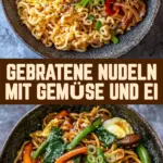 Gebratene Nudeln mit Gemüse und Ei 28 Pinterest Hidden Image