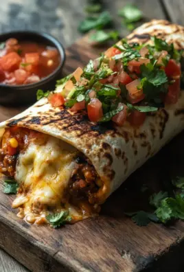 Gegrillter Käse-Burrito