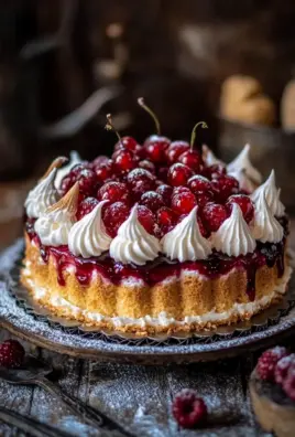 Johannisbeerkuchen mit Baiserhaube 22 Johannisbeerkuchen mit Baiserhaube