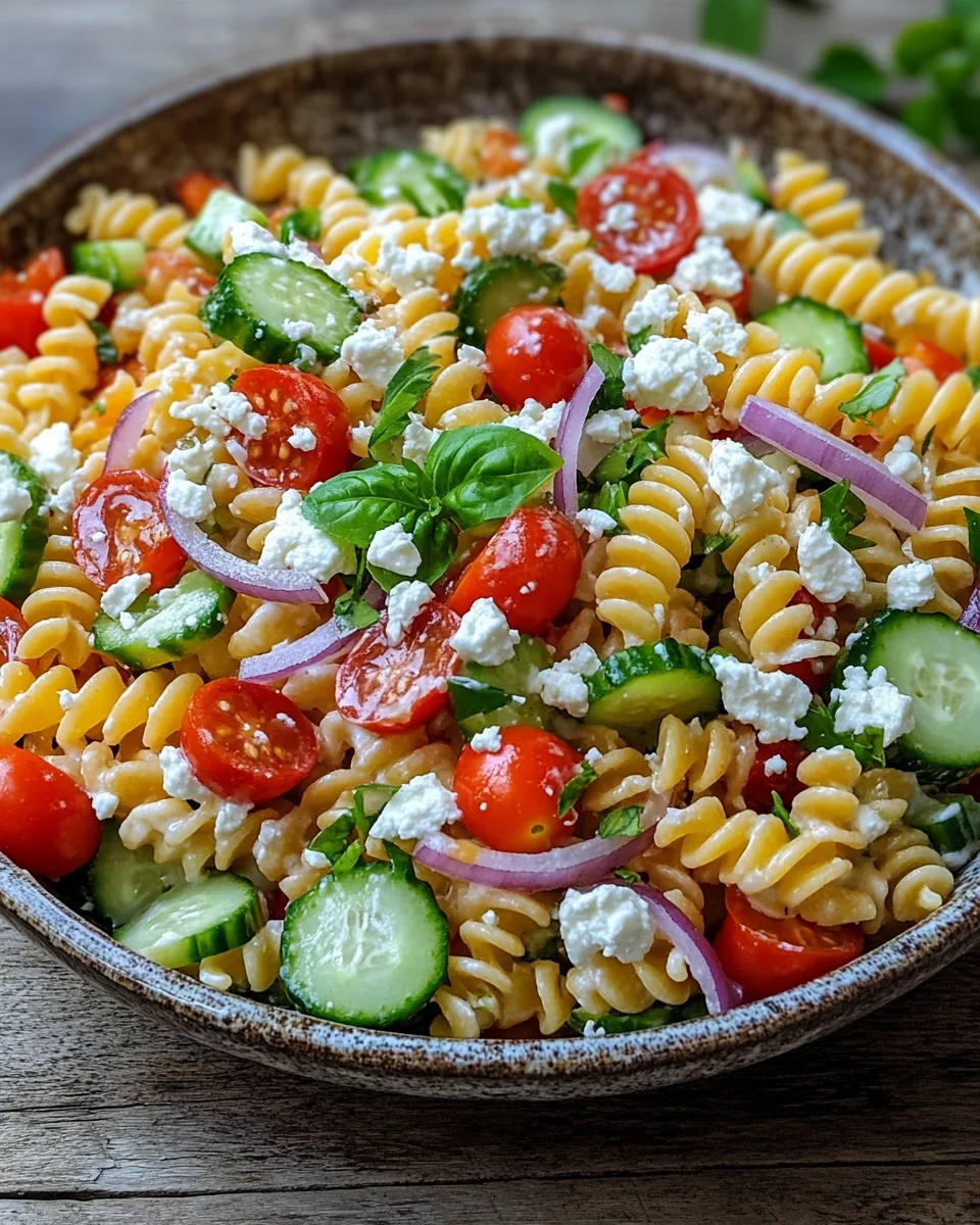Leichter Nudelsalat mit Joghurt-Dressing 27 Leichter