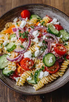 Leichter Nudelsalat mit Joghurt-Dressing
