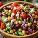 Mediterraner Bohnensalat