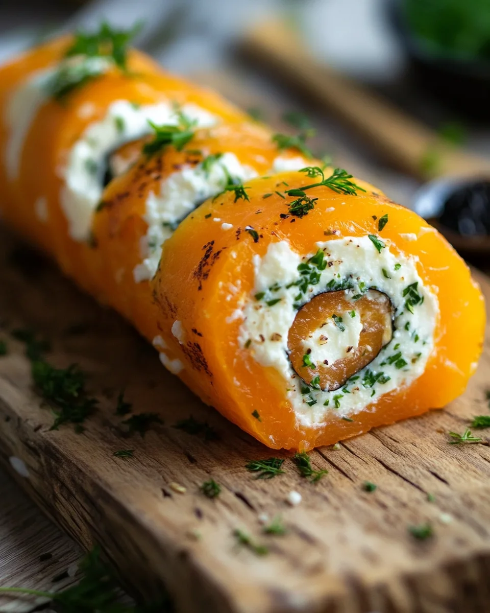 Möhrenrolle mit Frischkäse 24 Möhrenrolle