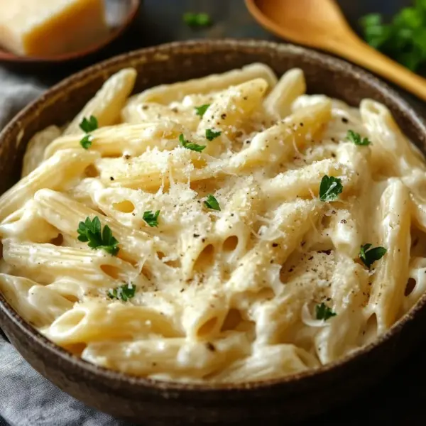 Nudelrezept mit Crème Fraîche