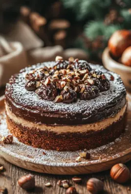 Nusskuchen mit Nougatcreme 22 Nusskuchen mit Nougatcreme