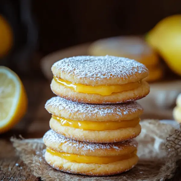 Plätzchen mit Lemoncurd