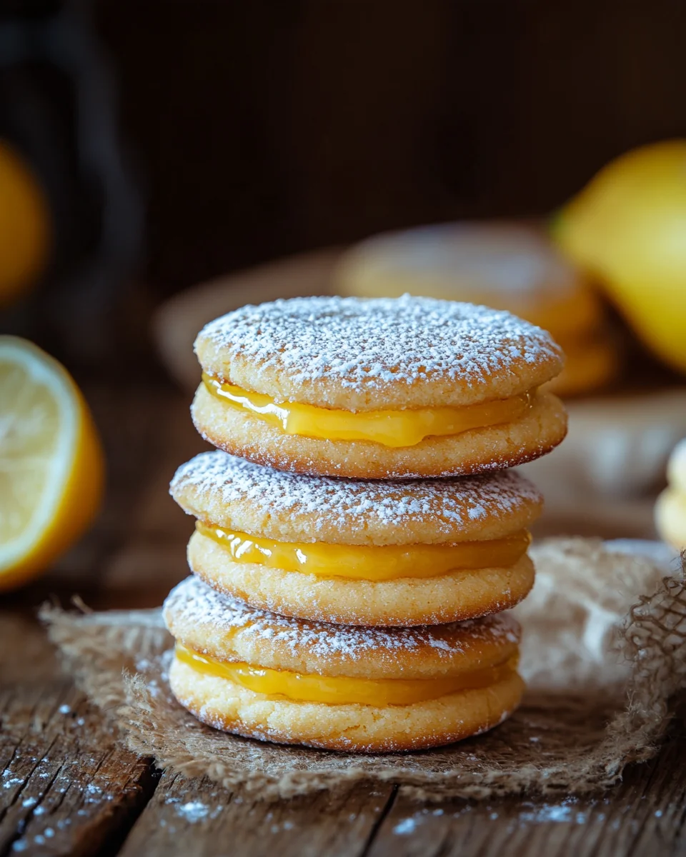 Plätzchen mit Lemoncurd