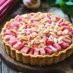 Rhabarber Tarte mit Mandelcreme - Rhabarber Frangipane Tarte